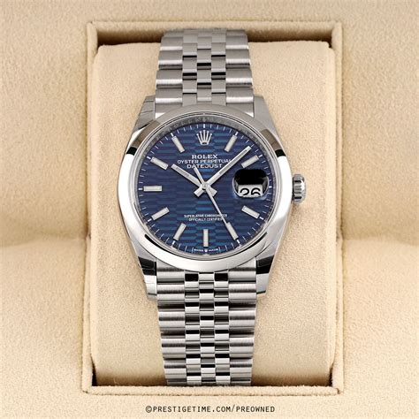 rolex datejust 36mm pre owned.